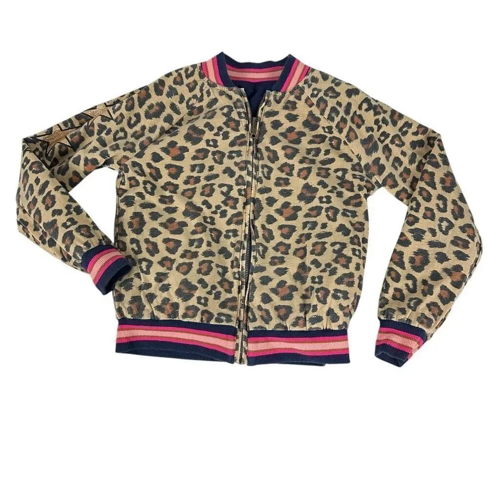 EPIC Threads Girls Small Lightweight Bomber Jacket Reversible